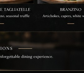 Black truffle tagliatelle